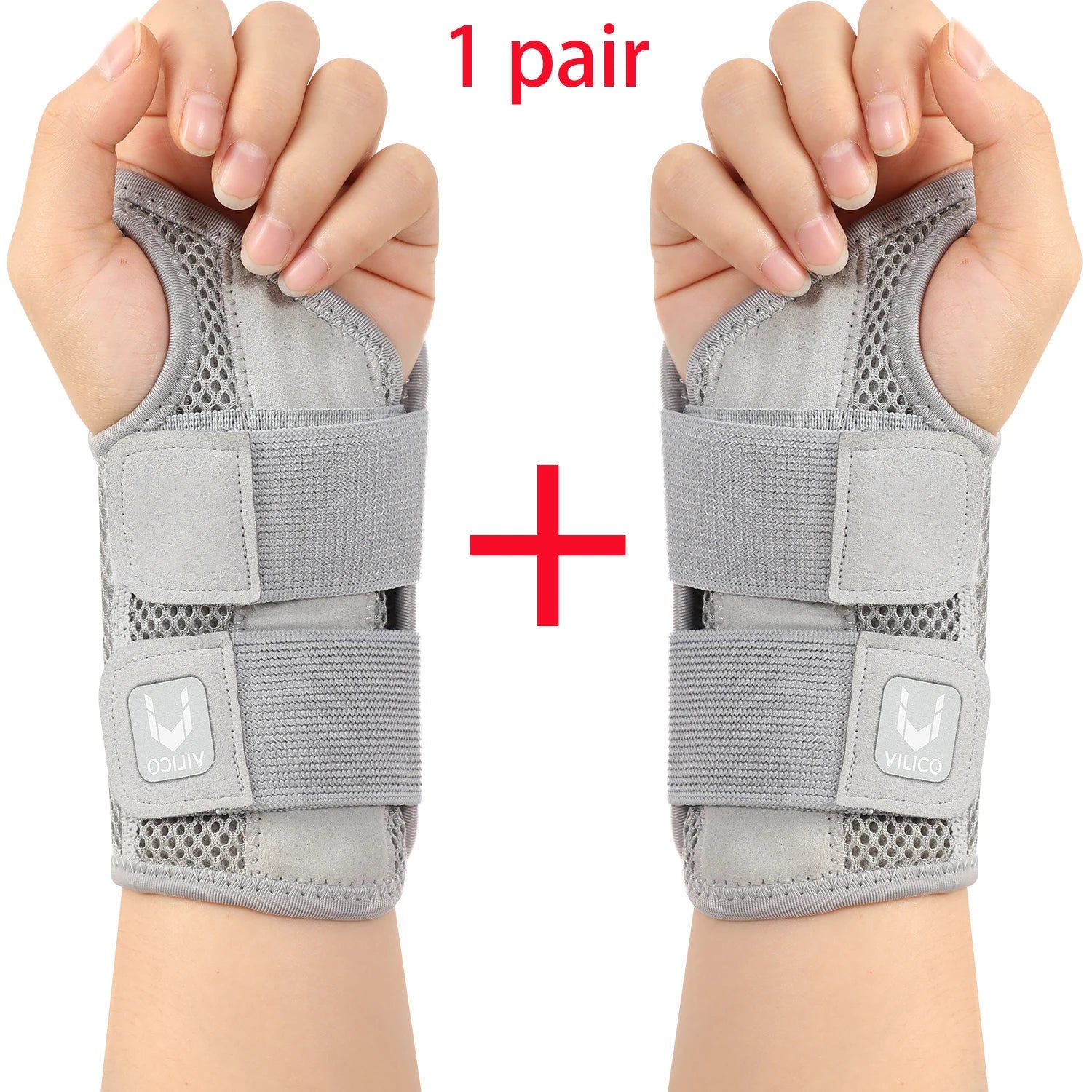 Thin profile wrist guard fitting under clothing for daily wear