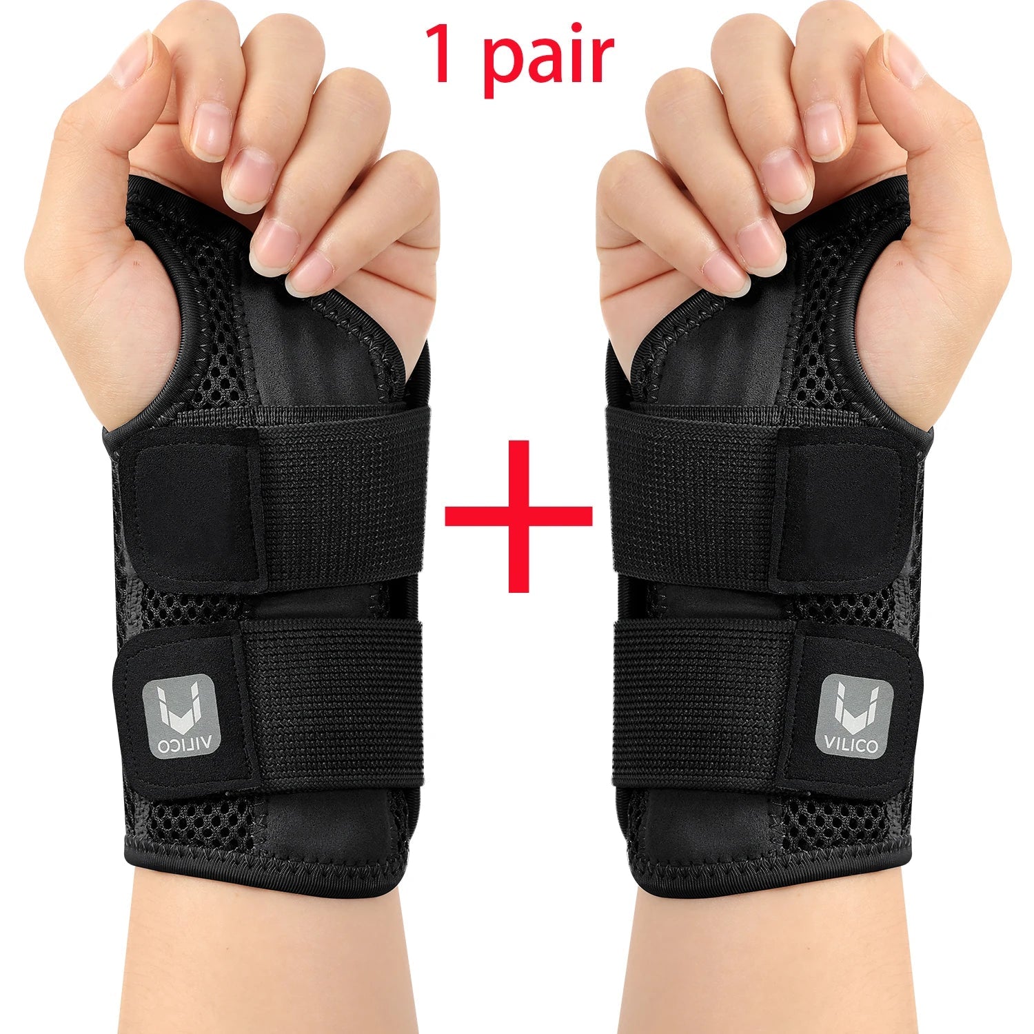 Thin profile wrist guard fitting under clothing for daily wear