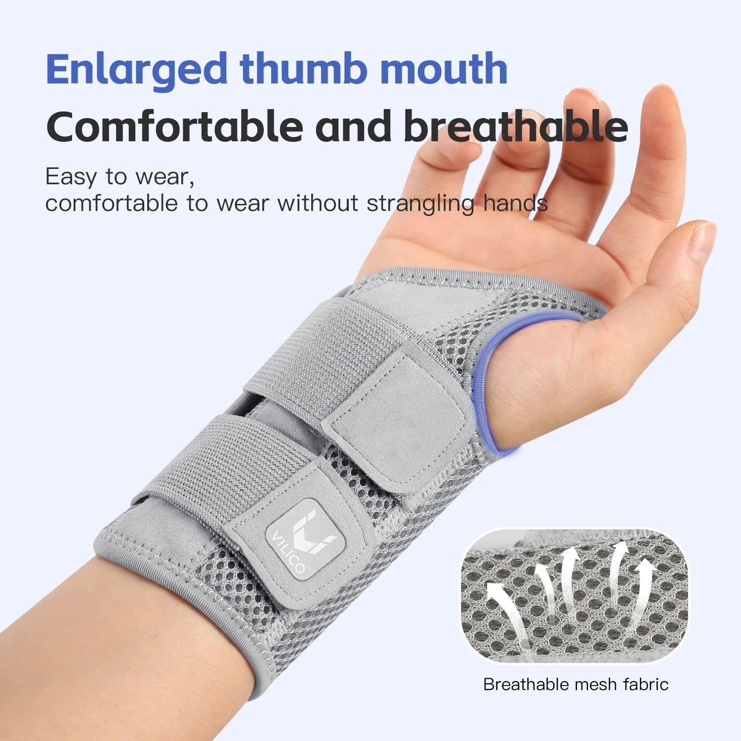 Adjustable wrist support brace used during typing for carpal tunnel relief
