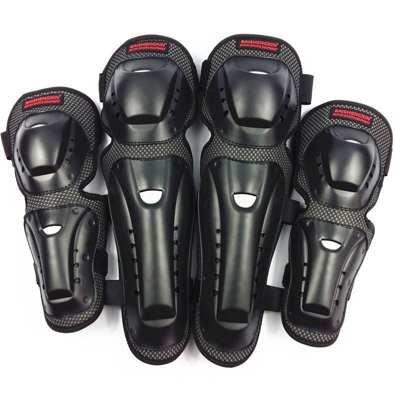 Four - Piece Motorcycle Protective Gear For Riding Off - Road Anti - Fall Knee Pads And Elbow Pads - Kemedi