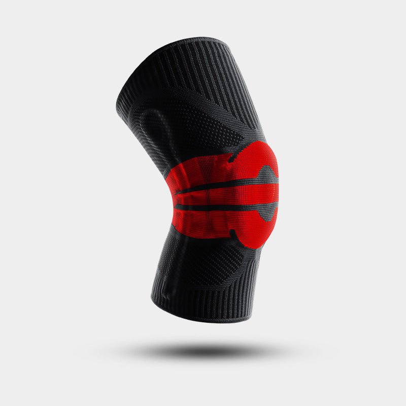 Multi - Sport Knee Sleeve with Bamboo Charcoal & Silicone Support | For Basketball, Volleyball, Running, Cycling - Kemedi
