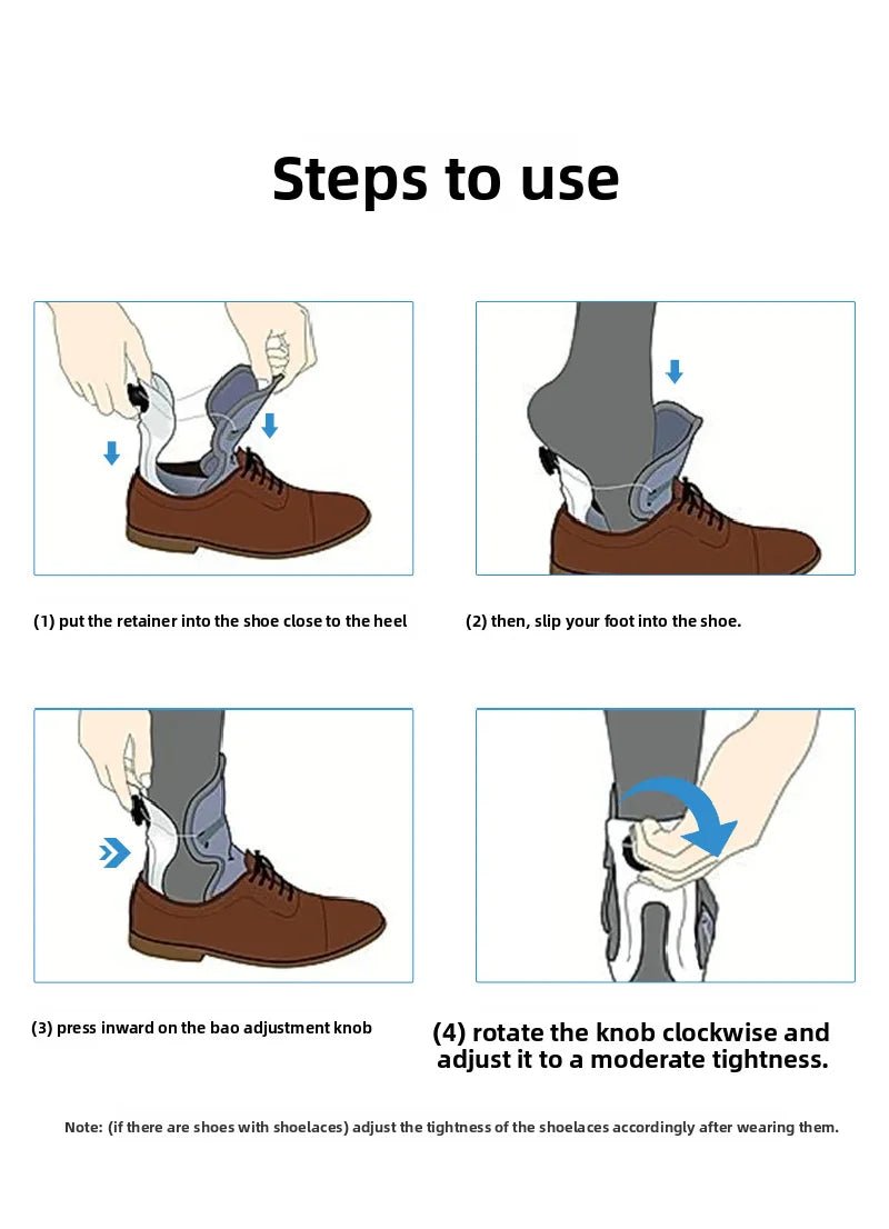 New Stroke Hemiplegia Rehabilitation Equipment Correction Varus Shoes Ankle Fixed Support Foot Ptosis Orthosis Brace - Kemedi