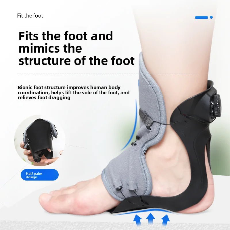 New Stroke Hemiplegia Rehabilitation Equipment Correction Varus Shoes Ankle Fixed Support Foot Ptosis Orthosis Brace - Kemedi