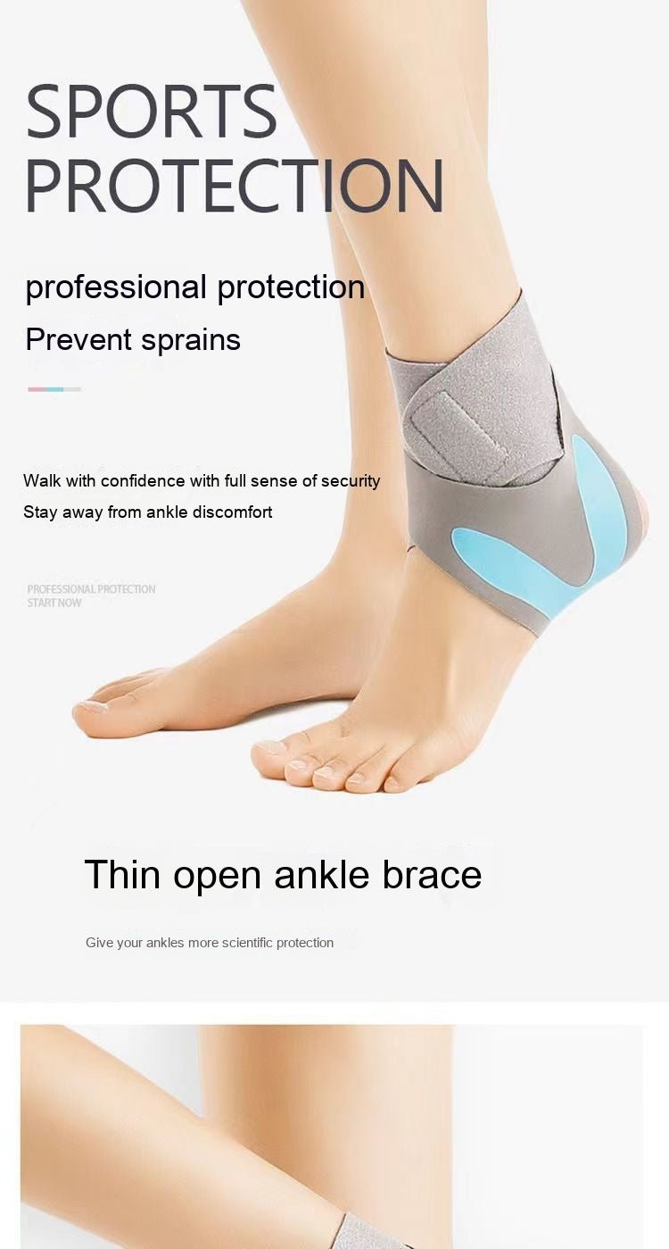 Sports Ankle Support Open Compression Adjustable Anti - sprain Sports Protective Gear - Kemedi