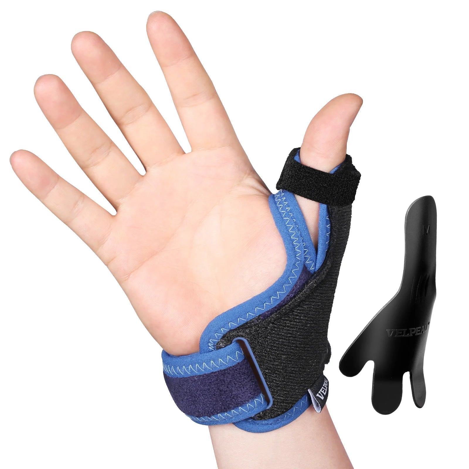 VELPEAU Thumb Brace for De Quervains Tenosynovitis, Tendonitis and Arthritis Pain, CMC Joint Thumb Splint Fits Both Hands - Kemedi